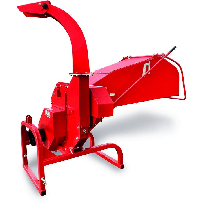 Wood chipper with intake rollers